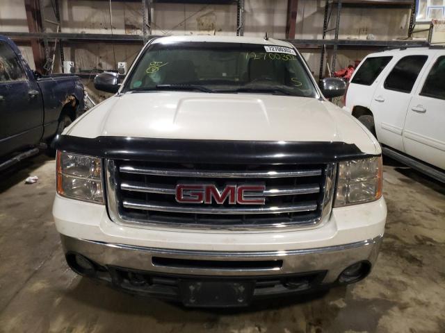 3GTP2VE78DG112106 - 2013 GMC SIERRA K1500 SLE WHITE photo 5