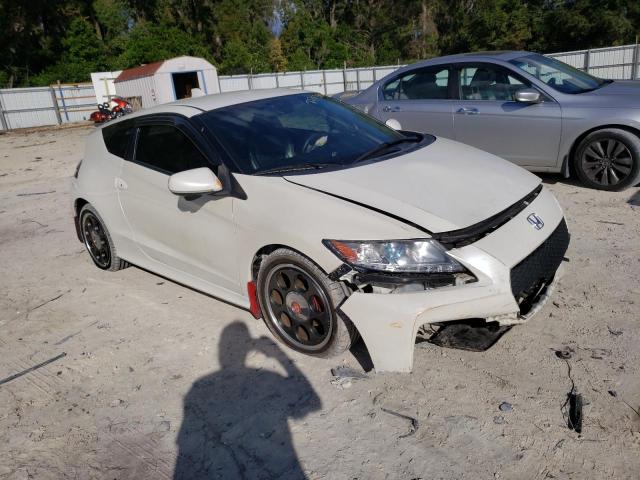 JHMZF1D61GS000032 - 2016 HONDA CR-Z EX WHITE photo 4