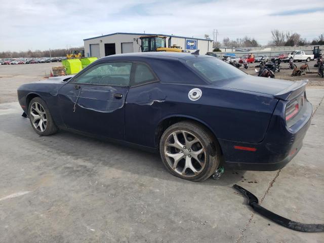 2C3CDZBG3FH705786 - 2015 DODGE CHALLENGER SXT PLUS BLUE photo 2