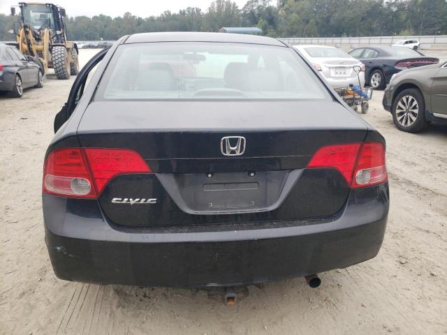 2HGFA16918H320150 - 2008 HONDA CIVIC EXL BLACK photo 6