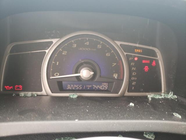 2HGFA16918H320150 - 2008 HONDA CIVIC EXL შავი ფოტო 9