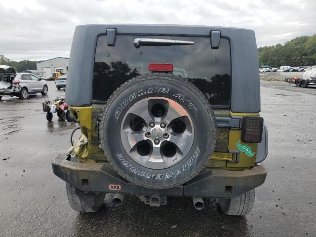 1J8FA54158L506739 - 2008 JEEP WRANGLER SAHARA GREEN photo 6