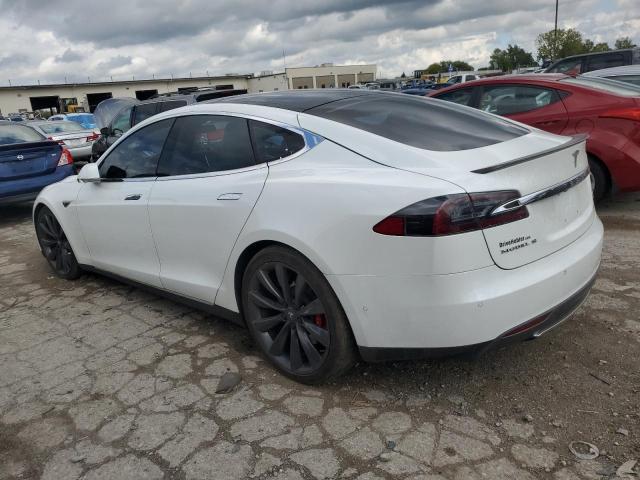 5YJSA1E45FF106123 - 2015 TESLA MODEL S 白色 照片 2
