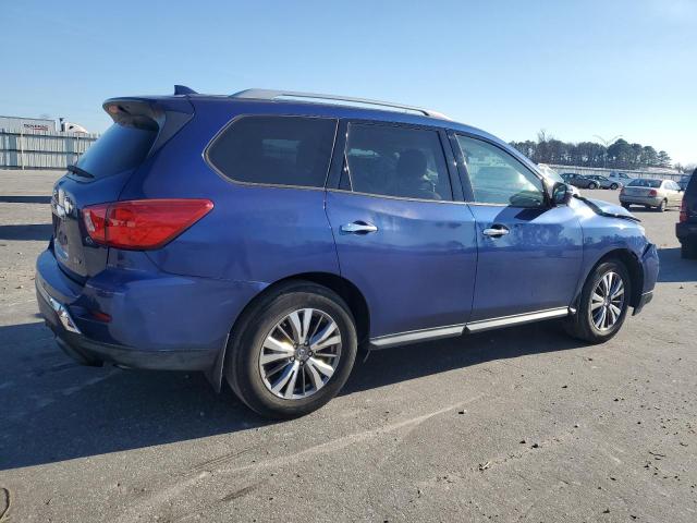 5N1DR2MNXKC595008 - 2019 NISSAN PATHFINDER S BLUE photo 3