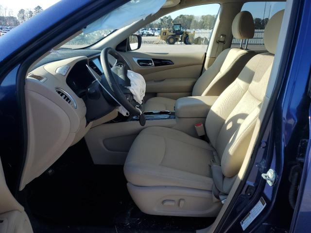 5N1DR2MNXKC595008 - 2019 NISSAN PATHFINDER S BLUE photo 7