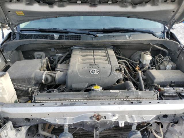 5TFRM5F16BX029618 - 2011 TOYOTA TUNDRA DOUBLE CAB SR5 SILVER photo 11