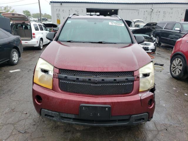 2CNDL13F876055551 - 2007 CHEVROLET EQUINOX LS RED photo 5