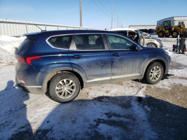 5NMS2CAD6KH028586 - 2019 HYUNDAI SANTA FE SE BLUE photo 3