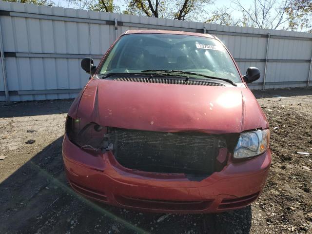 1A4GP45R46B740179 - 2006 CHRYSLER TOWN & COU წითელი ფოტო 5