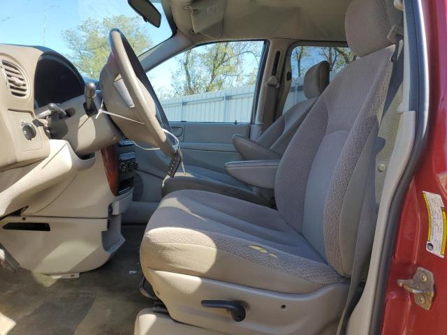 1A4GP45R46B740179 - 2006 CHRYSLER TOWN & COU RED photo 7