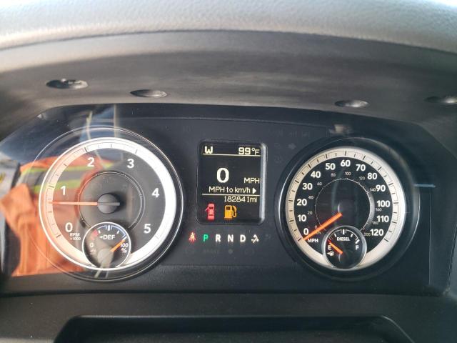 3C63RRLL9EG317671 - 2014 RAM 3500 SLT WHITE photo 9