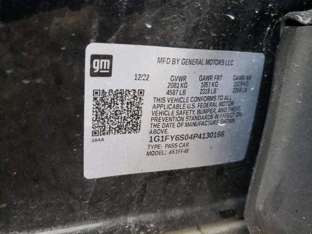 1G1FY6S04P4130166 - 2023 CHEVROLET BOLT EUV LT BLACK photo 12