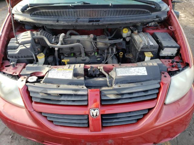 1D4GP45RX6B570998 - 2006 DODGE CARAVAN SXT RED photo 12