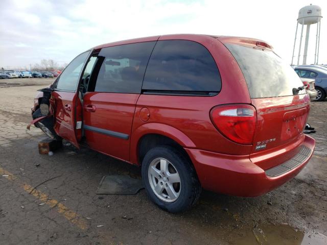 1D4GP45RX6B570998 - 2006 DODGE CARAVAN SXT RED photo 2