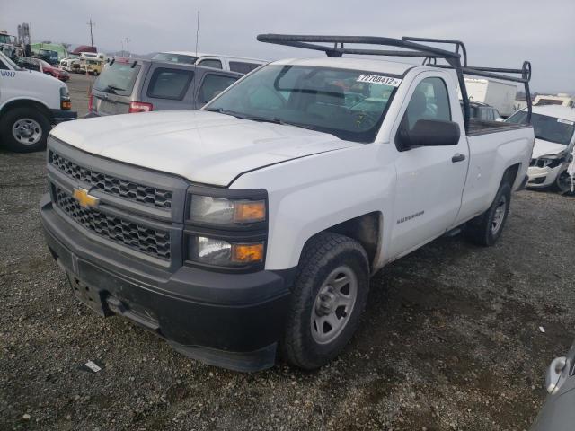 1GCNCPEH8EZ257673 - 2014 CHEVROLET SILVERADO WHITE photo 1