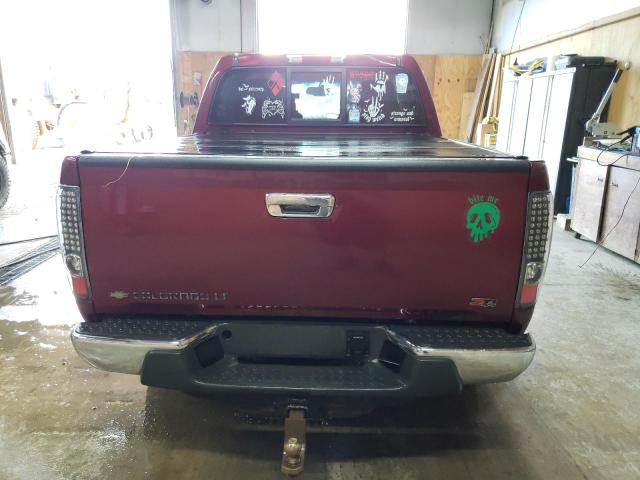 1GCDT43E188231896 - 2008 CHEVROLET COLORADO LT MAROON photo 6