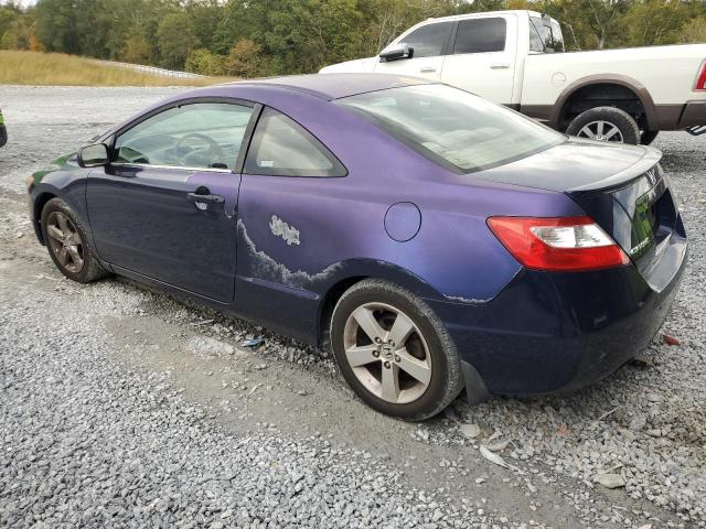 2HGFG12896H571121 - 2006 HONDA CIVIC EX BLUE photo 2