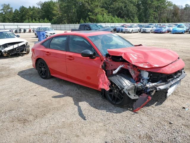 2HGFE1E57RH474690 - 2024 HONDA CIVIC SI RED photo 4