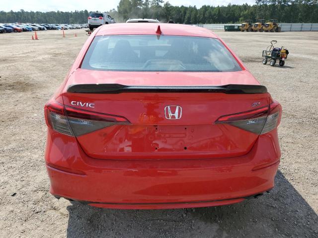 2HGFE1E57RH474690 - 2024 HONDA CIVIC SI RED photo 6