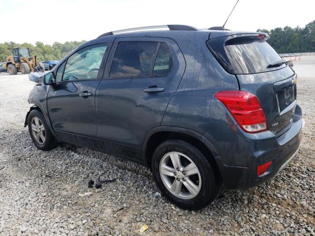 KL7CJLSB4MB306507 - 2021 CHEVROLET TRAX 1LT GRAY photo 2