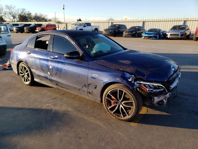 W1KWF6EB7LR597157 - 2020 MERCEDES-BENZ C 43 AMG BLUE photo 4