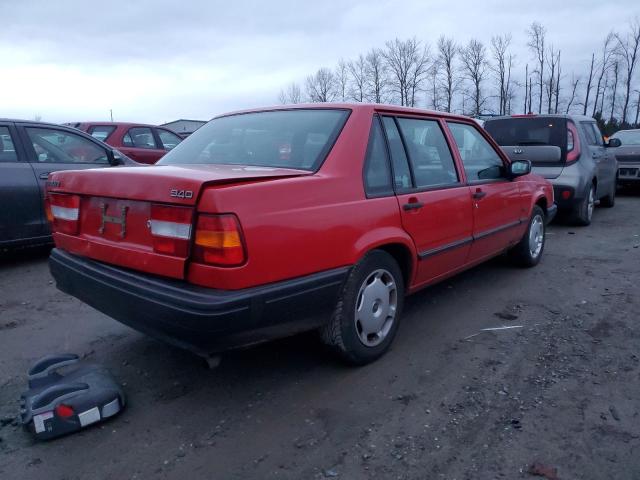 YV1JS8315S1191519 - 1995 VOLVO 940 RED photo 3