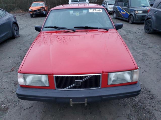 YV1JS8315S1191519 - 1995 VOLVO 940 RED photo 5