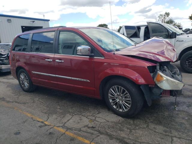 2C4RC1CG7ER303691 - 2014 CHRYSLER TOWN & COU TOURING L RED photo 4
