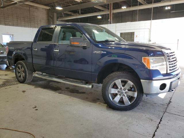 1FTFW1EF3BKD73603 - 2011 FORD F150 SUPERCREW BLUE photo 4