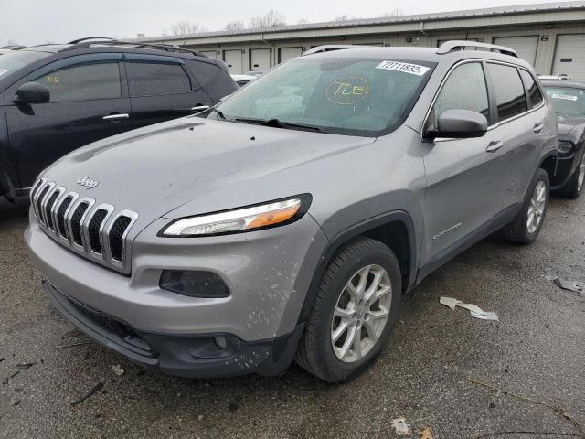 1C4PJLCB0HW560135 - 2017 JEEP CHEROKEE LATITUDE GRAY photo 1