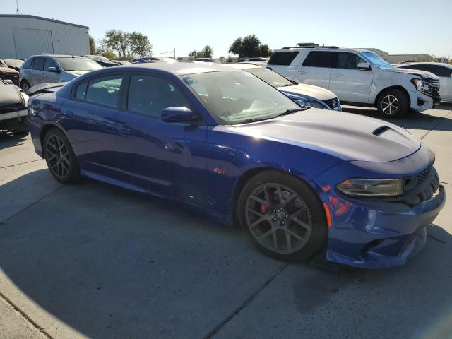 2C3CDXGJ5KH742552 - 2019 DODGE CHARGER SCAT PACK BLUE photo 4