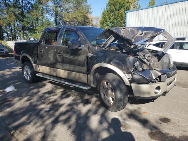 1FTPW14517KA70291 - 2007 FORD F150 SUPERCREW GRAY photo 4