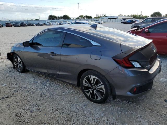 2HGFC3B73JH357622 - 2018 HONDA CIVIC EXL GRAY photo 2