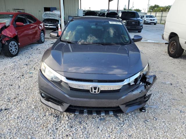 2HGFC3B73JH357622 - 2018 HONDA CIVIC EXL GRAY photo 5