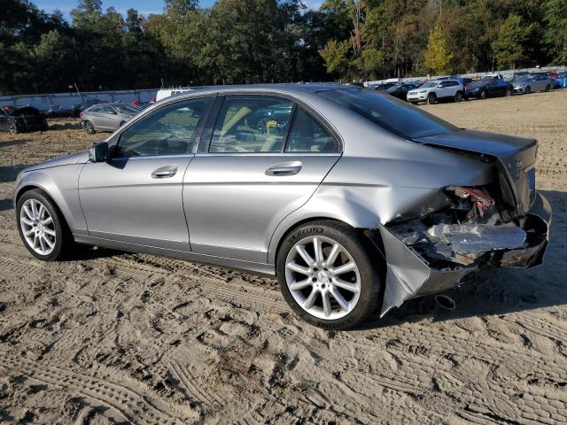 WDDGF54X78R017697 - 2008 MERCEDES-BENZ C300 300 SILVER photo 2