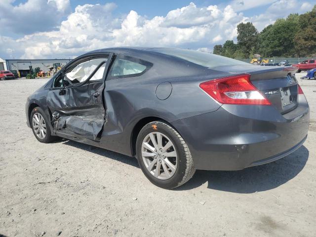 2HGFG3B13CH521857 - 2012 HONDA CIVIC EXL ნაცრისფერი ფოტო 2