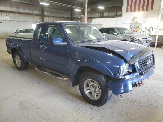 1FTYR44U78PA25574 - 2008 FORD RANGER SUPER CAB BLUE photo 4