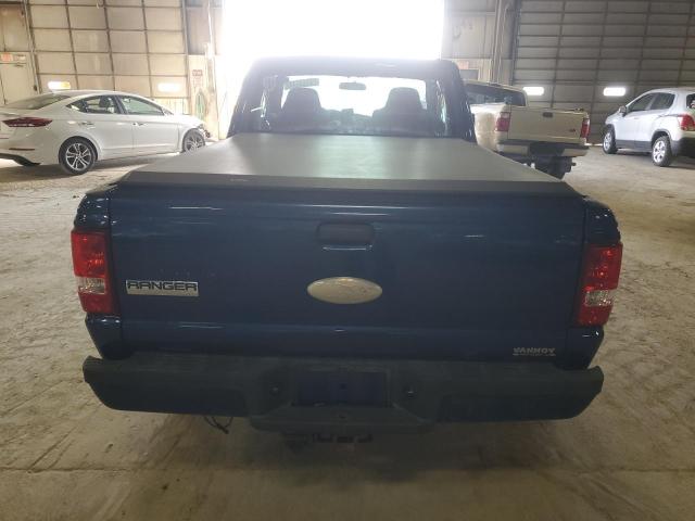 1FTYR44U78PA25574 - 2008 FORD RANGER SUPER CAB BLUE photo 6