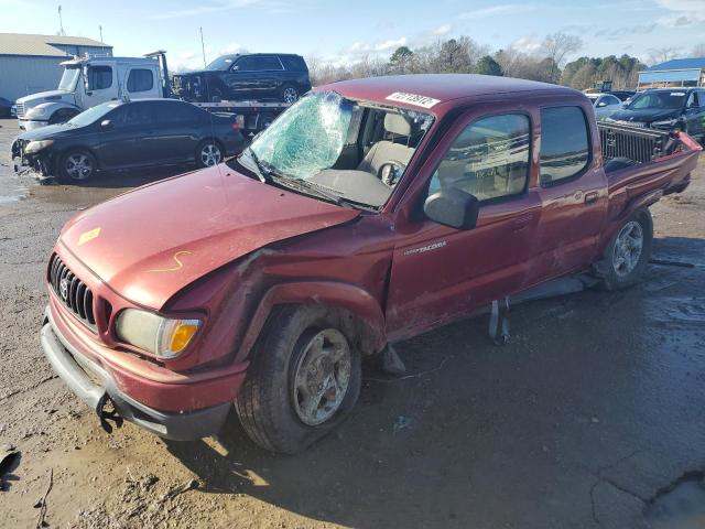 5TEHN72NX2Z102737 - 2002 TOYOTA TACOMA DOUBLE CAB RED photo 1