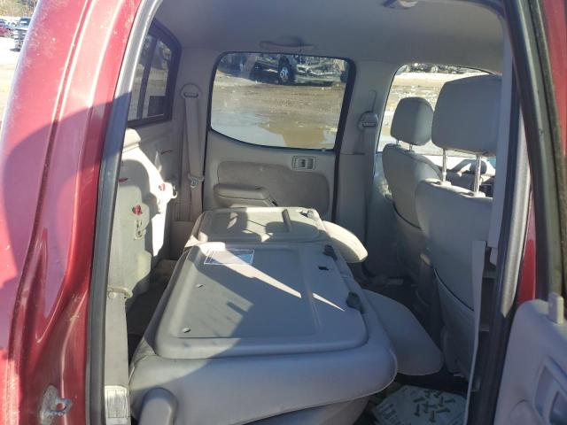 5TEHN72NX2Z102737 - 2002 TOYOTA TACOMA DOUBLE CAB 红色 照片 10