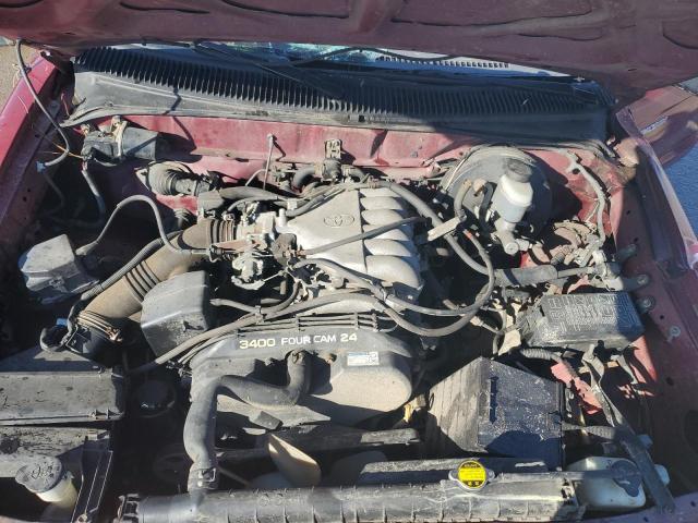 5TEHN72NX2Z102737 - 2002 TOYOTA TACOMA DOUBLE CAB 红色 照片 11