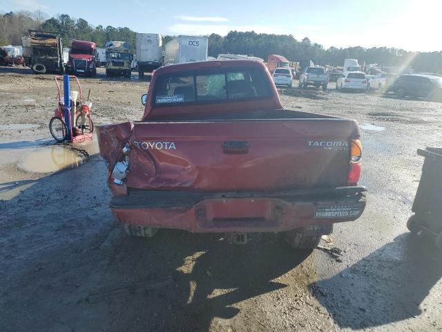 5TEHN72NX2Z102737 - 2002 TOYOTA TACOMA DOUBLE CAB 红色 照片 6