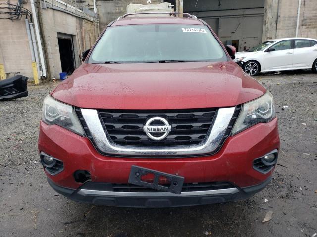 5N1DR2MN8JC636346 - 2018 NISSAN PATHFINDER S RED photo 5