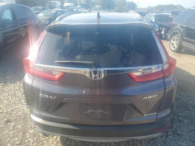 2HKRW2H9XHH670089 - 2017 HONDA CR-V TOURING GRAY photo 6