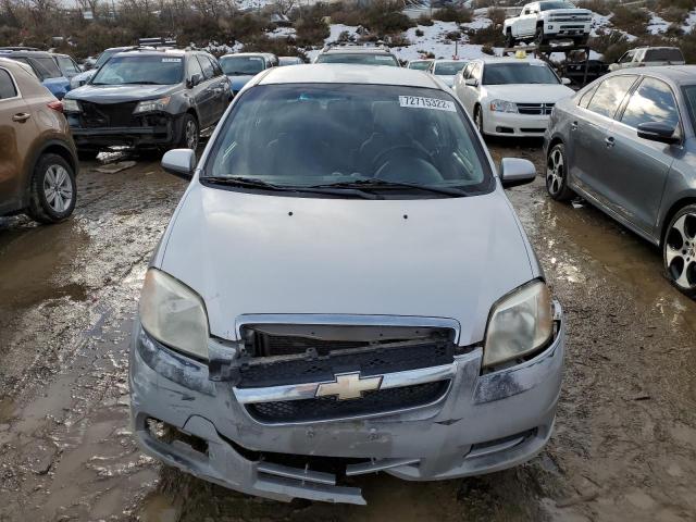 KL1TD56E89B357730 - 2009 CHEVROLET AVEO LS SILVER photo 5