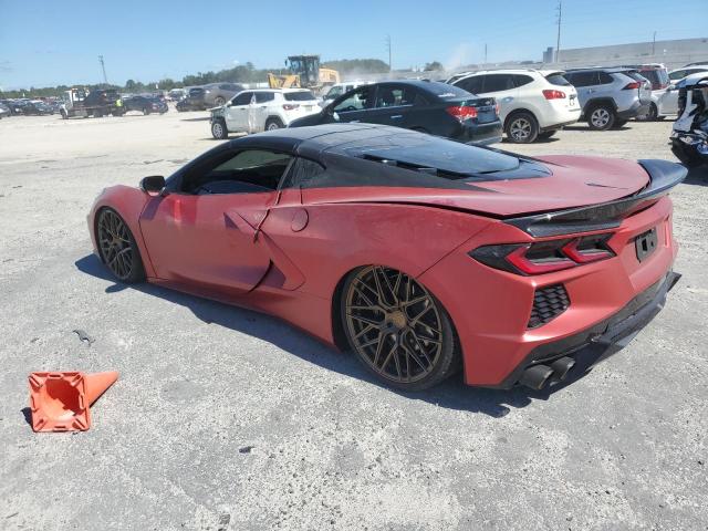 1G1YA2D41M5103082 - 2021 CHEVROLET CORVETTE STINGRAY 1LT RED photo 2