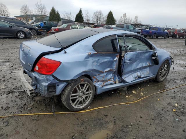 JTKDE167780242723 - 2008 TOYOTA SCION TC BLUE photo 3