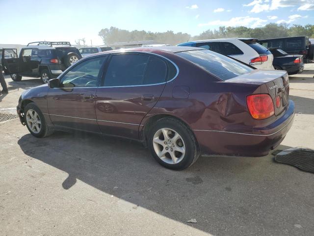 JT8BD69S110130549 - 2001 LEXUS GS 300 BURGUNDY photo 2