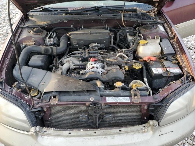 4S3BH6756Y7672234 - 2000 SUBARU LEGACY OUTBACK AWP 栗色 照片 11