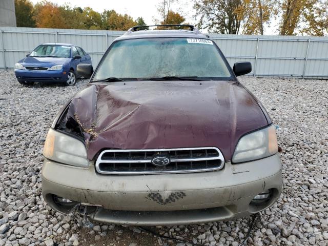 4S3BH6756Y7672234 - 2000 SUBARU LEGACY OUTBACK AWP 栗色 照片 5